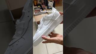 One more clients order done ☑️ custom AIR FORCE 1 customshoes customsneaker nikeairforce1 [upl. by Hadeis]