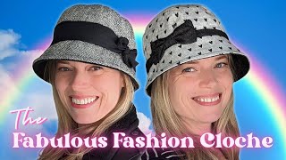 Hat School  The RetroGlam Fashion Cloche Step by step tutorial [upl. by Lejna]