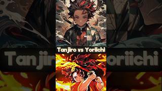 Tanjiro vs Yoriichi shortsfeed shorts orewaverse [upl. by Russon]