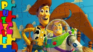 Disney TOY STORY 4 Puzzle JIGSAW Puzzles ㋡ Rompecabezas Woody and Buzz Lightyear [upl. by Arihday]