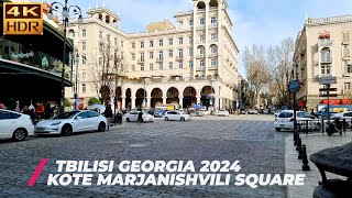 【4K】Georgia Tbilisi Kote Marjanishvili Square [upl. by Quick]