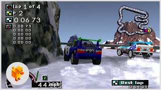 Rally Cross PS1  Veteran Mixed Season Playthrough  DuckStation Emulation [upl. by Lyrej]