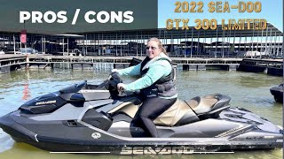 NEW 2022 SeaDoo GTX300 Limited  Quick Tour [upl. by Goldin353]