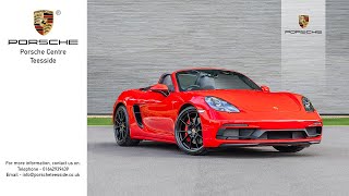 2023 Porsche 718 Boxster GTS 4 0 [upl. by Nurav]