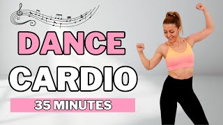 🔥35 Min TABATA DANCE CARDIO for BEGINNERS🔥FUN CARDIO AEROBICS EXERCISE to LOSE FAT🔥NO JUMPING🔥 [upl. by Danette]