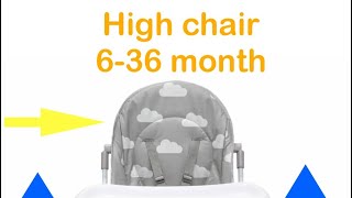 How to install high chair for 636 month trending viralvideo foryou shorts shortsvideo chair [upl. by Ty]