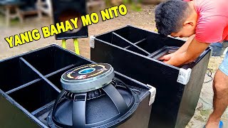 Testing 2 SUB SPEAKER 1200WATTS sa MCV BOX D15quot  SETUP LOUD SOUND SYSTEM [upl. by Richy]