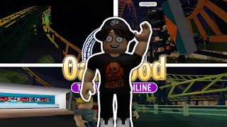 FIRST TIME AT OAKWOOD THEME PARK ONLINE  Roblox vlog [upl. by Vasily]