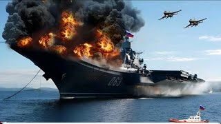 US Revenge The deadliest ballistic missiles sank Houthi and Yemeni aircraft carriers [upl. by Ahcsatan968]