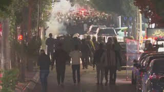 Protesters and Palestinian forces clash in Ramallah  AFP [upl. by Joella]