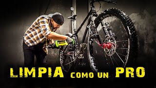 Como LIMPIAR la BICICLETA a FONDO limpieza de la transmisión cuadro discos y lubricación  SORTEO [upl. by Lamrouex74]