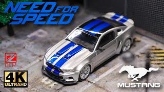 GDO x DCM 164  Need For Speed x Ford Mustang GT 2013 l Cinema Shot 4K Diecast [upl. by Thorley313]