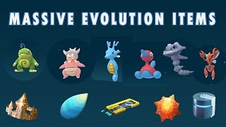 Massive Evolution Items Pokemon Go [upl. by Llerrad19]