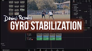 Gyro Stabilization in Davinci Resolve 18 [upl. by Oenire]