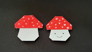 Pilze basteln aus Papier🍄 Herbst Dekoration basteln aus Papier 🍄 DIY Mushroom [upl. by Airb593]