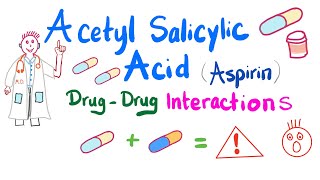 Aspirin Pharmacology Acetyl Salicylic Acid ASA Mechanism DrugDrug Interactions Side Effects [upl. by Cappello]