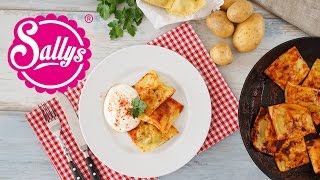 Würzige Maultaschen mit Kartoffelfüllung  vegetarisch  Sallys Welt [upl. by Nuoras]