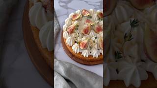 Fig honey cake with mascarpone cream shorts mascarpone shortsfeed [upl. by Leirbaj530]