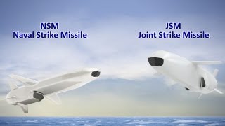 Kongsberg NSM Naval Strike Missile and JSM Joint Strike Missile at DSEI 2013 [upl. by Ariajay]