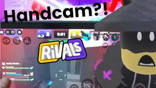 Roblox RIVALS HANDCAM [upl. by Ardnyk]