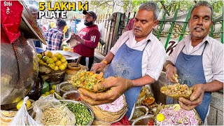 80 Rs Delhi के MOST HYGIENIC Pani wale Chole Kulche  Street Food India [upl. by Alemac]