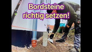 Bordsteine richtig setzen [upl. by Hairabez]