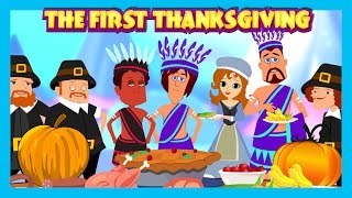 The First Thanksgiving English Story For Kids  The Story Of Thanksgiving [upl. by Elaynad53]