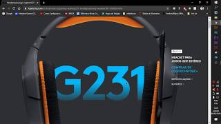 Headset Logitech G231 Prodigy  Resolvendo o problema de retorno Windows 10 [upl. by Arenahs]