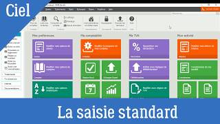 La saisie des écritures comptables dans Ciel Comptabilité [upl. by Desirae]
