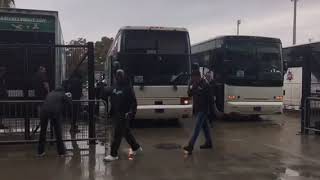 Tulane arrives for Cure Bowl game against LouisianaLafayette [upl. by Aztiray]