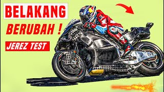 MENGGELEGAR‼️😱 HONDA TEST NEW RC213V 2024 DI JEREZ 🔥 BUNTUT BERUBAH ❌ DUCATI ANCAM MARQUEZ ‼️😱 [upl. by Engle574]