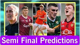 Can Armagh Upset Kerry 😳 Donegal vs Galway 🔥 Tailteann Cup Final 👏 Semi Final Predictions [upl. by Araem678]