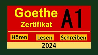 Start Deutsch A1 Hören Lesen und Schreiben modelltest 2024 mit Lösung am Ende  Vid  205 [upl. by Raveaux]