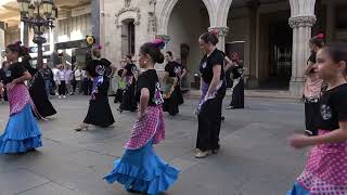 161124  Flashmob Flamenco EFA  Flamencología Terrassa [upl. by Ivor]