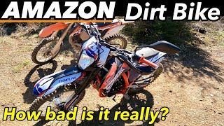 Amazon 250cc Dirt bike trail ride review X pro Templar 250 [upl. by Oderfigis179]