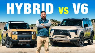 Toyota Land Cruiser vs Lexus GX  Which Is the Better OffRoader  OffRoad Comparison Test [upl. by Donal]