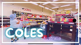 Shop with Me COLES Australia  Grocery Shopping [upl. by Sadoff674]