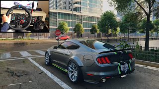 NFS Unbound Race Ford Mustang GT  Logitech g29 gameplay [upl. by Carpio]