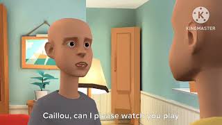 Classic Caillou Destroys Caillou’s Nintendo Switch Grounded [upl. by Franny]