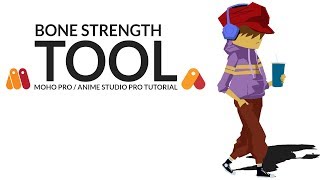 Character Rigging Tutorial  Moho Pro  Anime Studio Pro  Bone Strength [upl. by Vyse512]