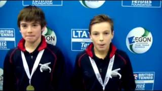 Merchiston Castle School Year 8 Aegon Team Tennis National Champions 2014 [upl. by Nerrag]