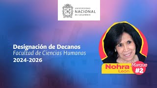 📢 Propuestas Candidata 2 Nohra León [upl. by Vatsug]