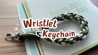 DIY Tutorial  Macrame  Wristlet Keychain｜手機掛繩 [upl. by Giovanni]