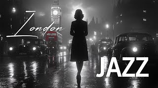 London Rain amp Swing Jazz 🎶 Timeless Big Band Melodies from the 1940s for a Retro Night [upl. by Bela711]