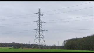 Pylons from Kearsley to Leigh  Route YA [upl. by Woodson]