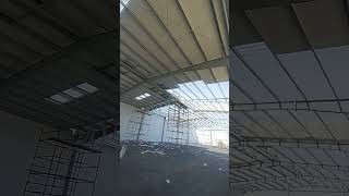 Metal Roofing  Steel Trusses  pinoyvloggers [upl. by Lleraj]