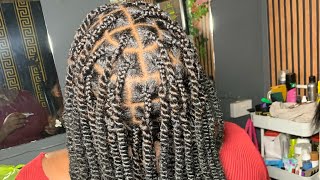 How to make coco twist hair style goviral hairstyle vlogmas trending vlogmas2024 fyp [upl. by Ygiaf712]