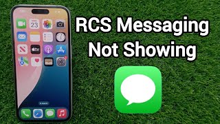 RCS Messaging iOS 18 Not Showing [upl. by Gombach]