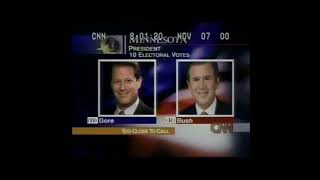 CNN Election 2000  All State Calls President [upl. by Yrrah]