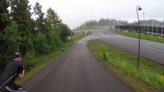 Holmenkollen Downhill Rulleski [upl. by Assirem]